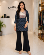 Rayon Cotton Comfort Wear Kurti
