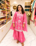 Sharara Suit with Silver Embroiderary