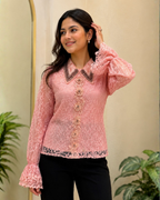 Imported Sworski Rose Top