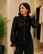 Imported Sworski Rose Top