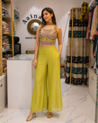 Plazo Crochet Pattern Top and Duppatta - Sleevless