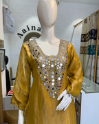 Mirror golden Co-ord Set