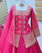 Designer Party Top Lehenga & Dupatta Set