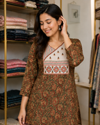 Rayon Cotton Comfort Wear Kurti