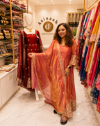 Nazakat Tissue Silk Anarkali