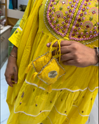 Lurex Cotton Anarkali Suit