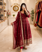 Nazakat Tissue Silk Anarkali