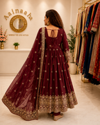 Nazakat Tissue Silk Anarkali