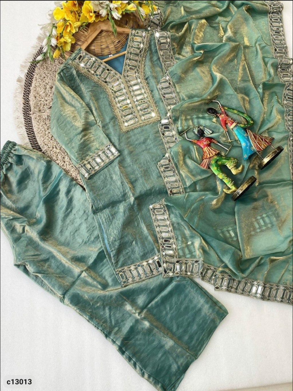 Mirror Party Wear Suit