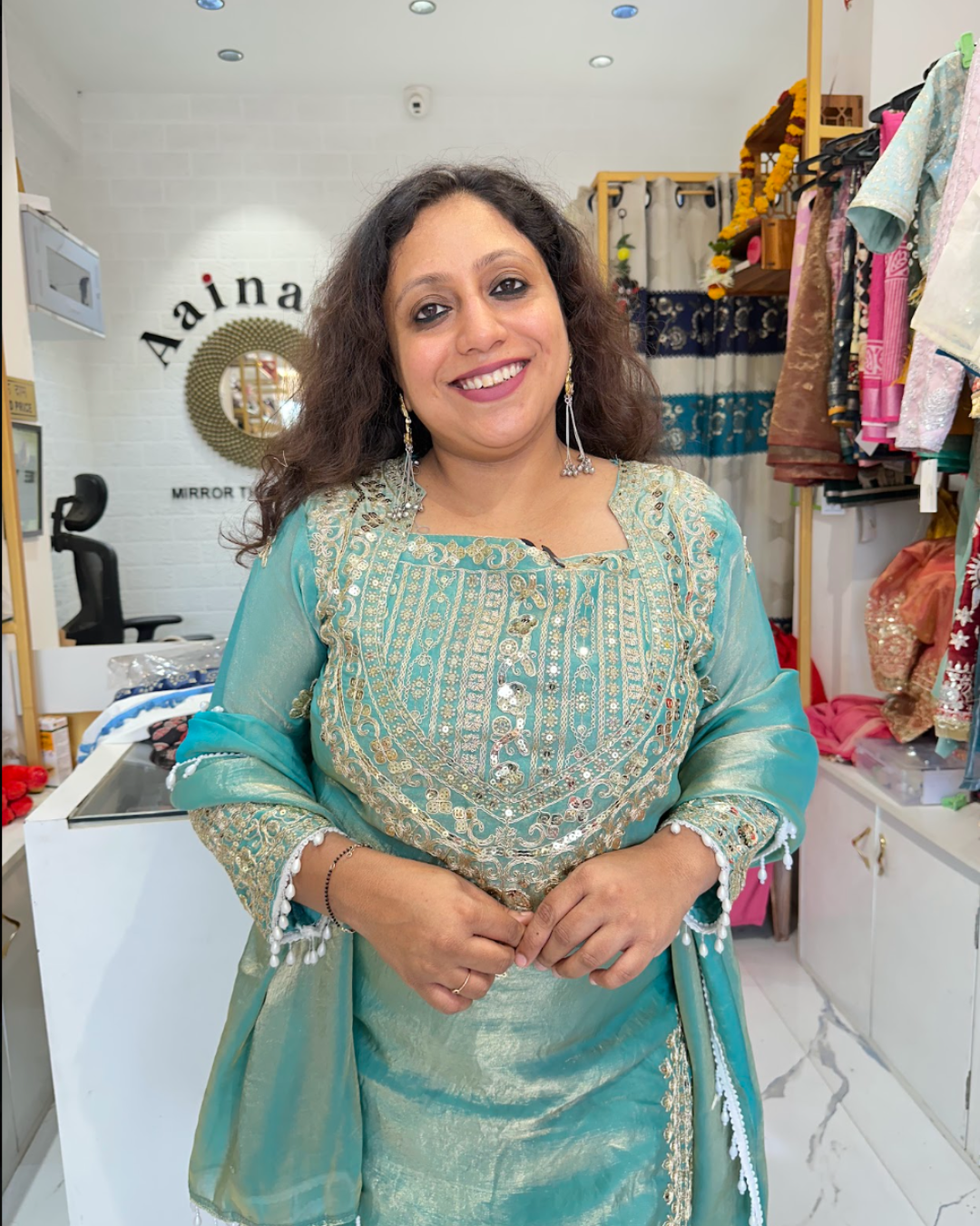 Tissue Silk  Farshi Sharara Suit