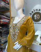 Mirror golden Co-ord Set