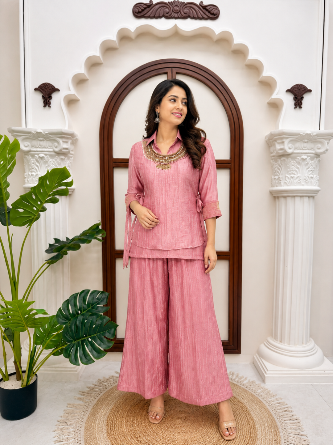 Party Wear Premium Ethnic Coord Set - Jardozi