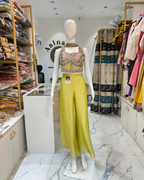 Plazo Crochet Pattern Top and Duppatta - Sleevless