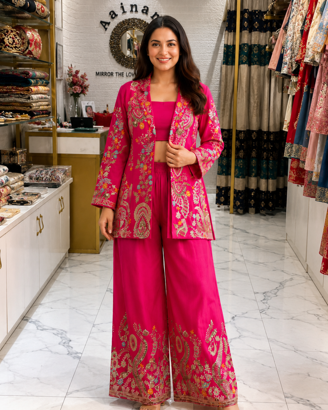 Ethnic Jacket Suit set