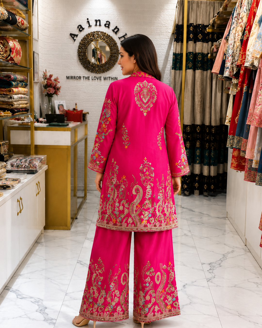 Ethnic Jacket Suit set