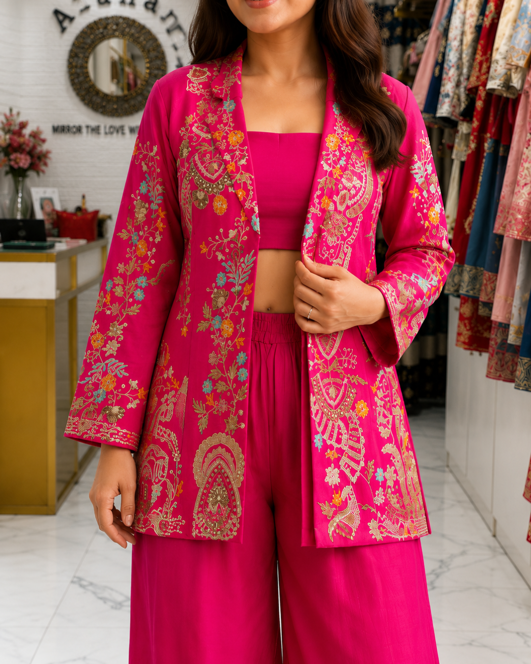 Ethnic Jacket Suit set