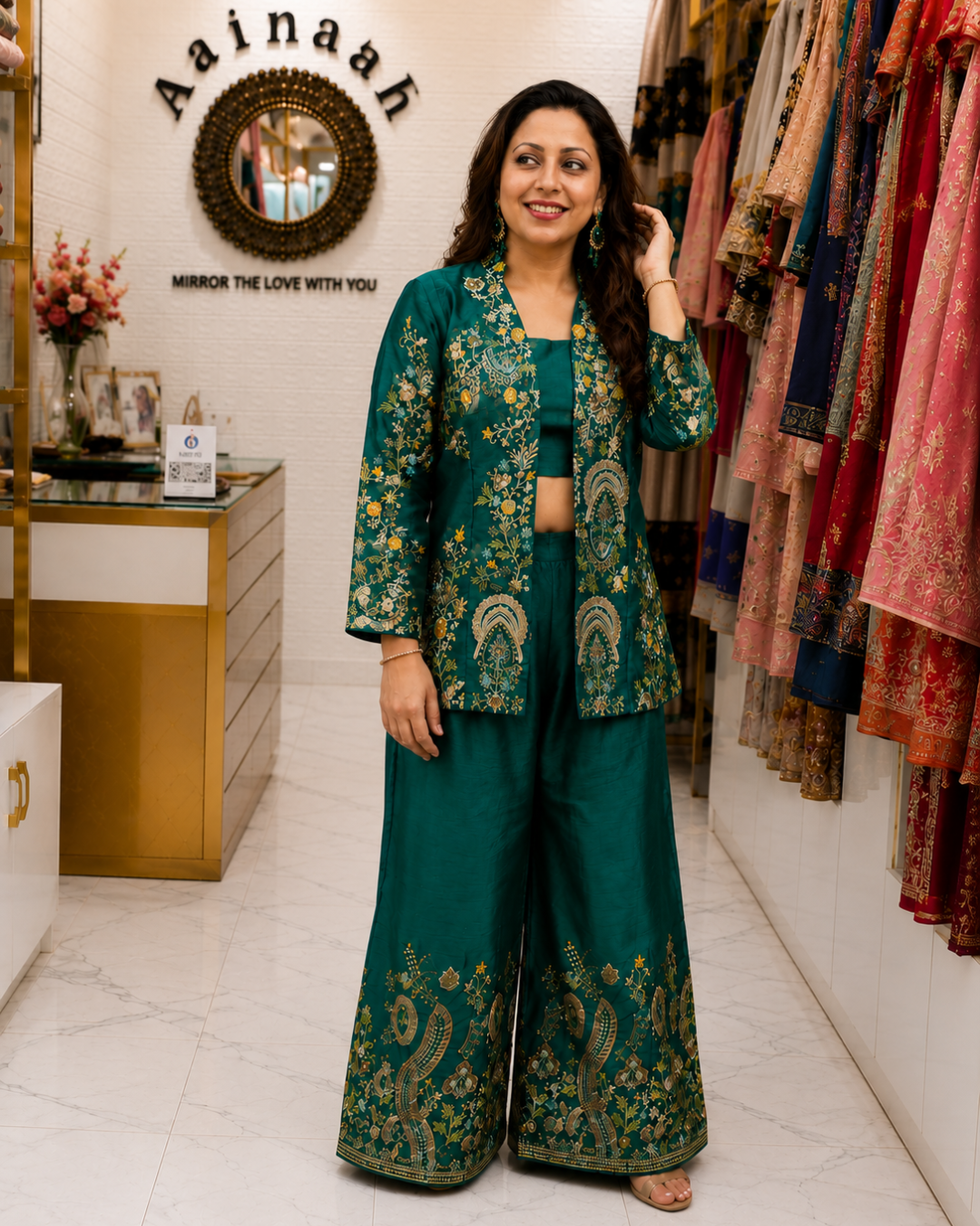Ethnic Jacket Suit set