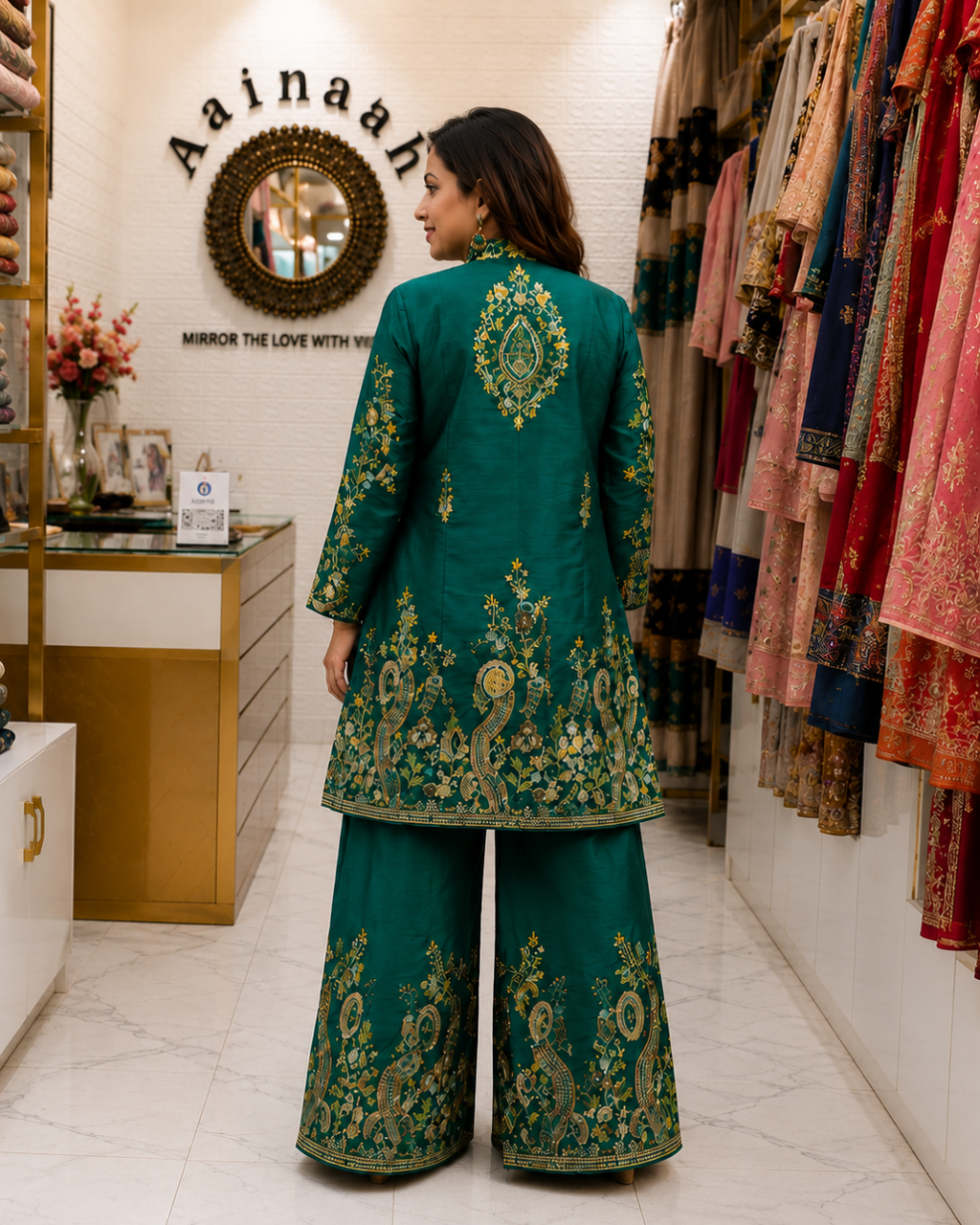 Ethnic Jacket Suit set