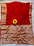 Ghungroo Saree - Kanjiveeram Bandhani with Ghungroo