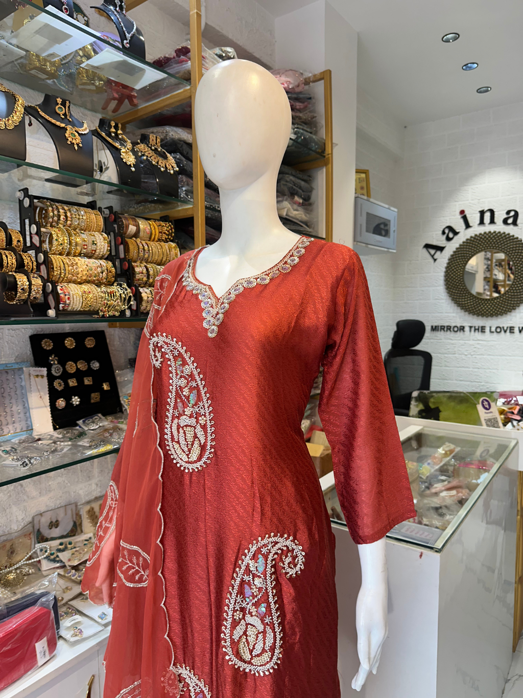 Italian Silk Long Premium Suit Handwork