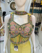 Plazo Crochet Pattern Top and Duppatta - Sleevless