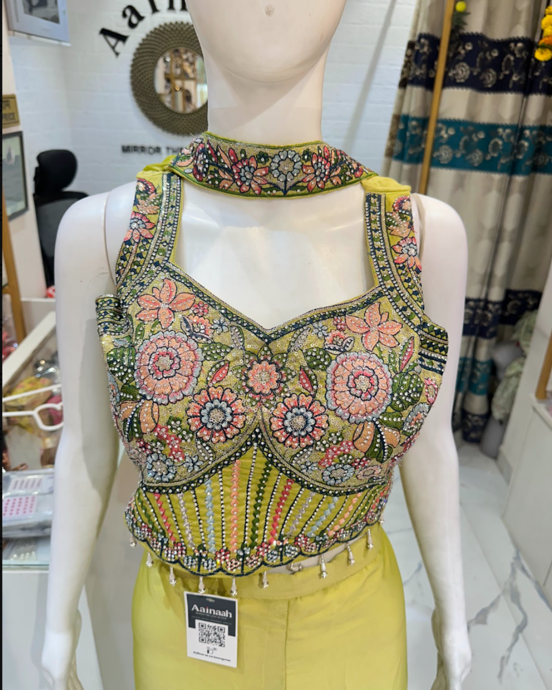 Plazo Crochet Pattern Top and Duppatta - Sleevless