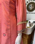 Gajri Semi Patiala Mirror Suit
