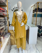 Mirror golden Co-ord Set