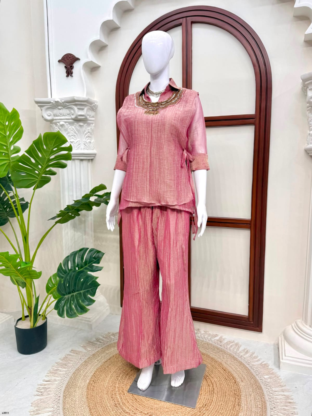 Party Wear Premium Ethnic Coord Set - Jardozi