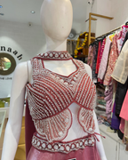 Cut Work Butterfly Indo Western (Sleeves Separate)