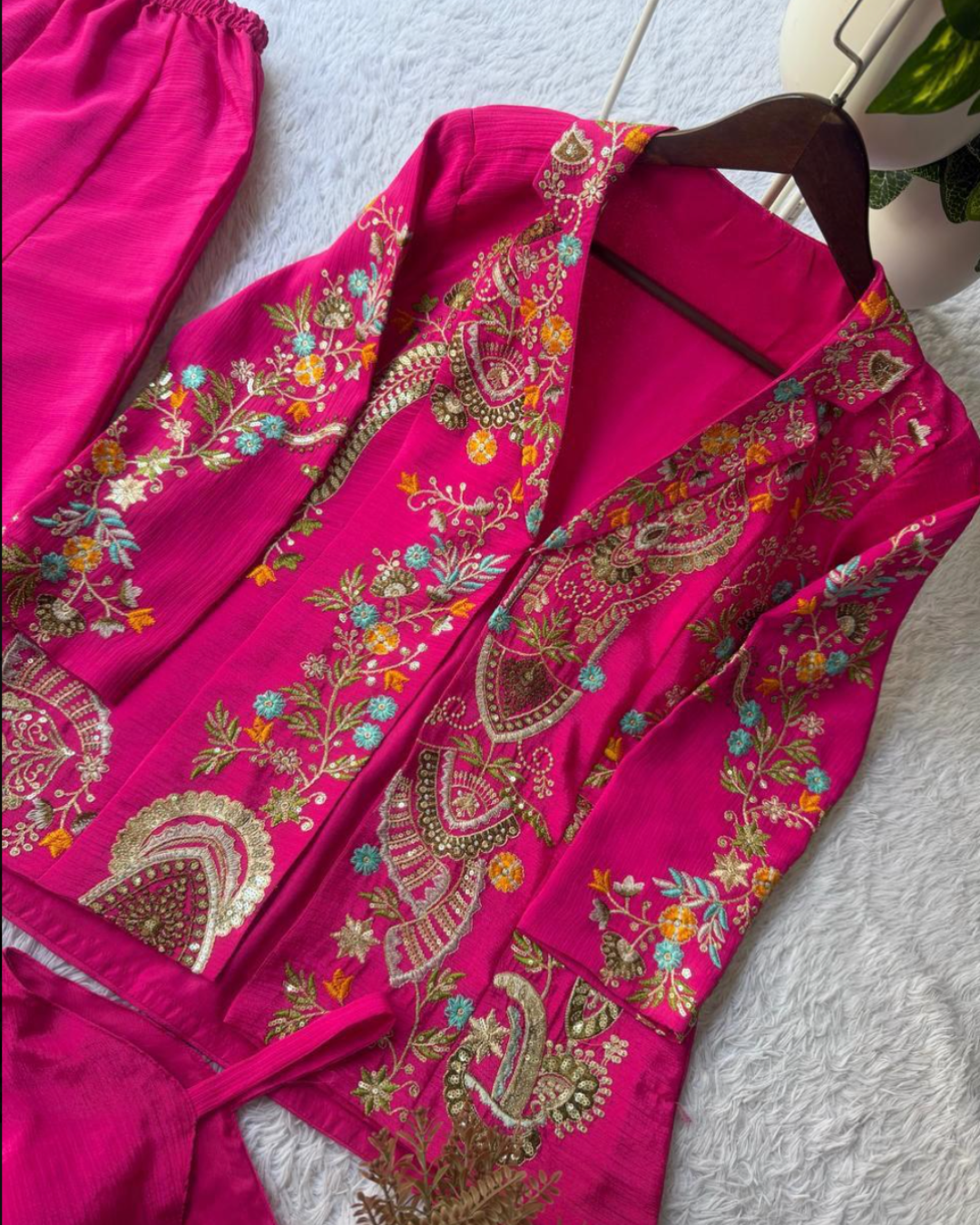 Ethnic Jacket Suit set