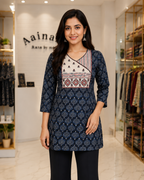 Rayon Cotton Comfort Wear Kurti