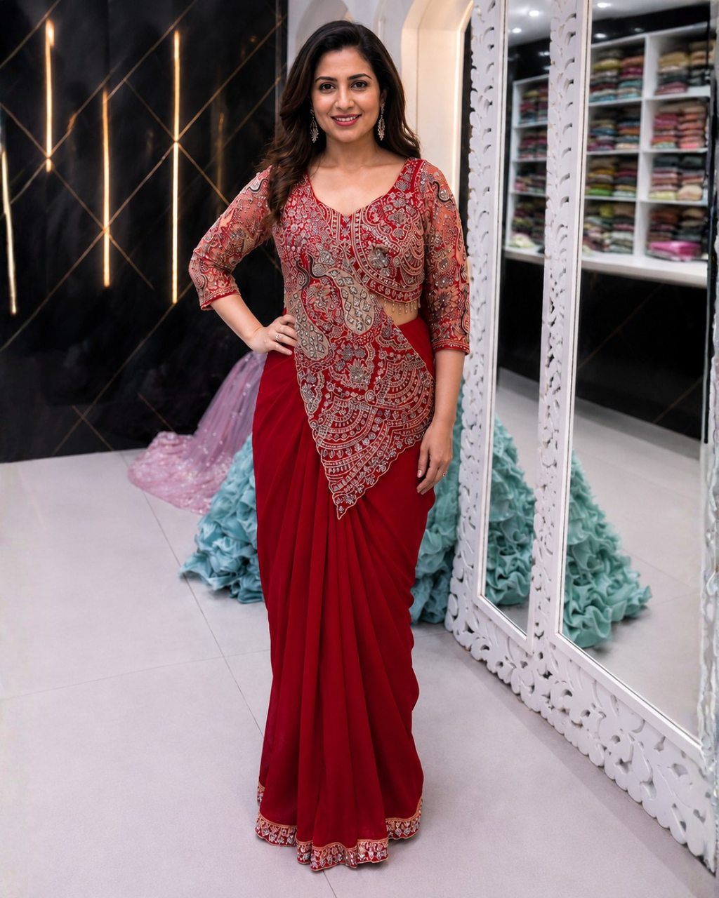 Ready to wear Designer Saree