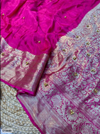 Ghungroo Saree - Kanjiveeram Bandhani with Ghungroo