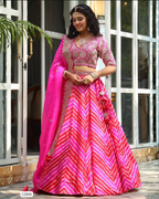 New Launching Embroidery Work Lehenga Chol