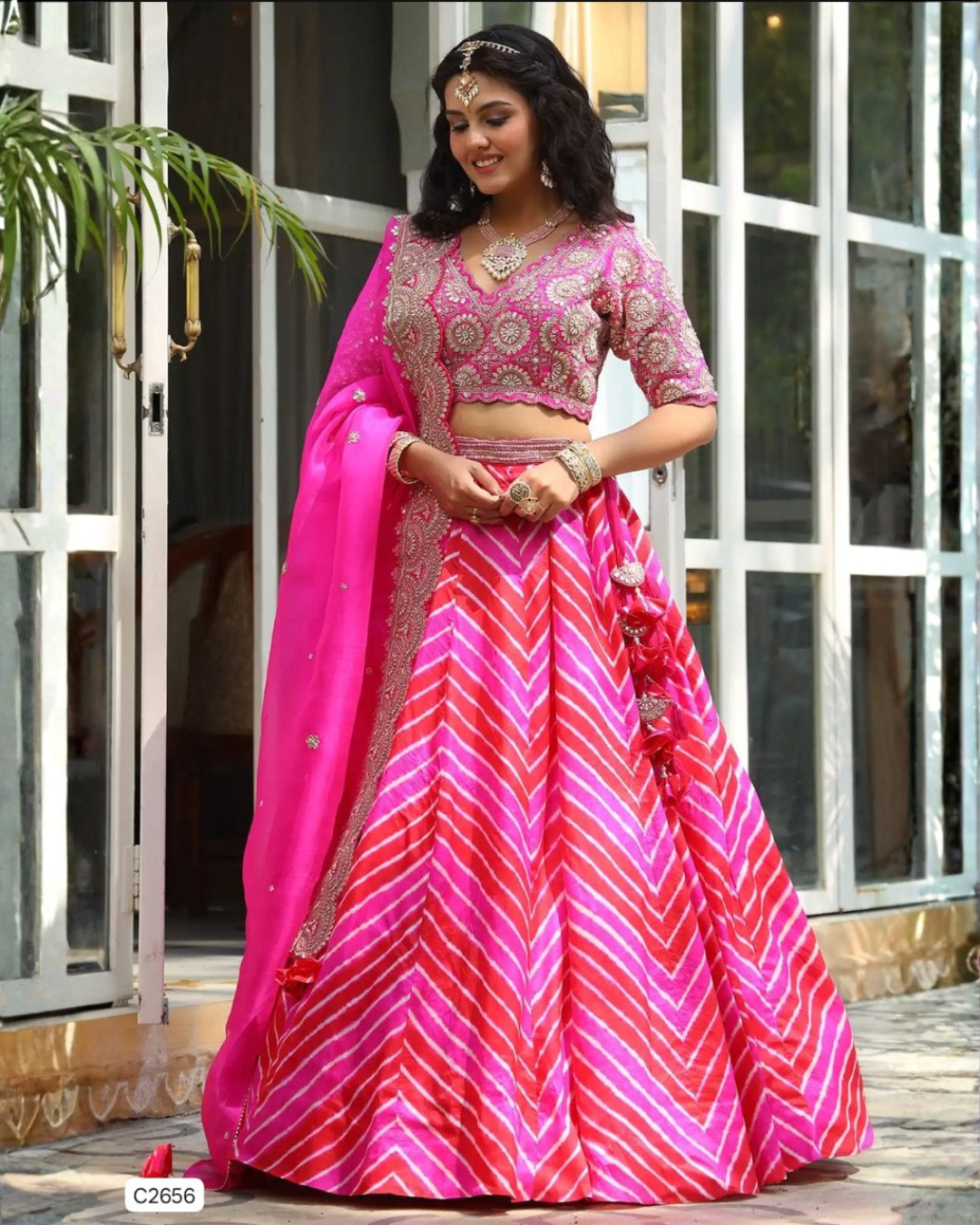 New Launching Embroidery Work Lehenga Chol
