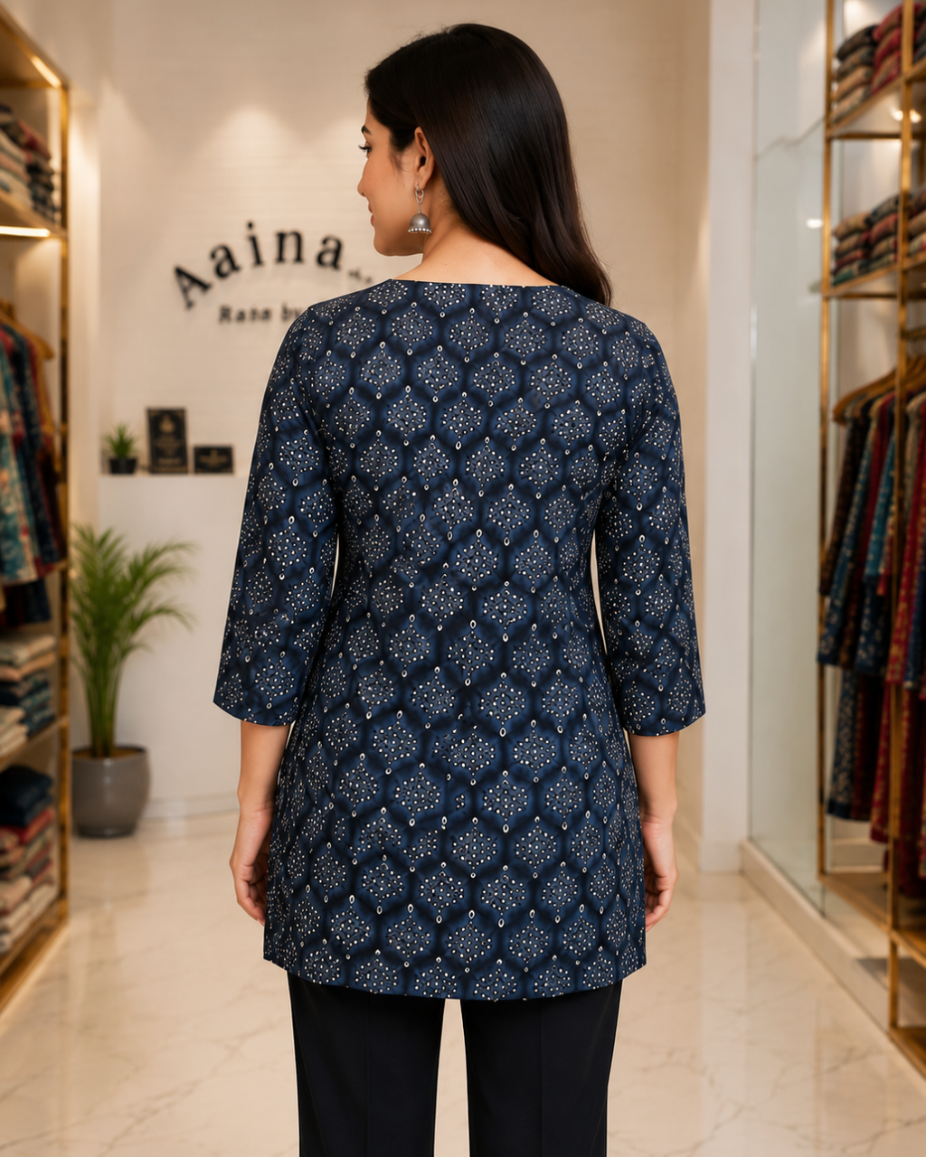 Rayon Cotton Comfort Wear Kurti