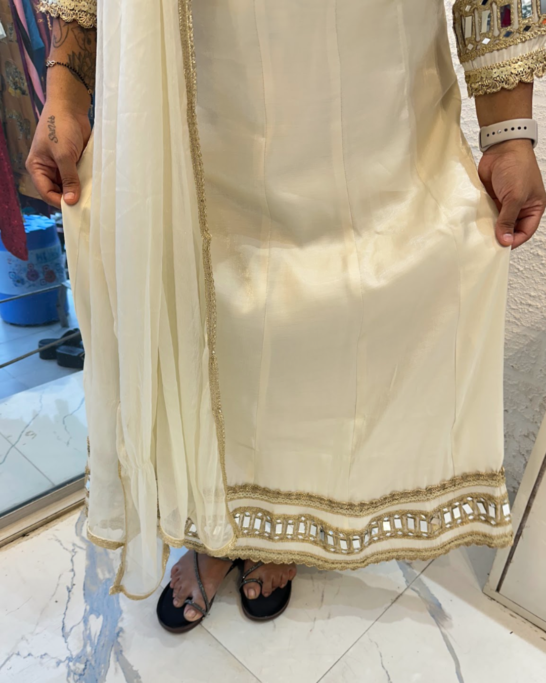 Italian Silk Mirror Long Suit